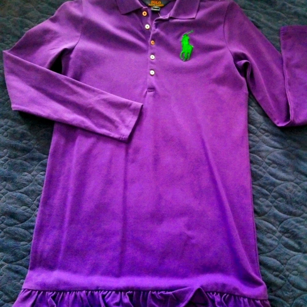 NWT Ralph Lauren Polo Ruffle Dress